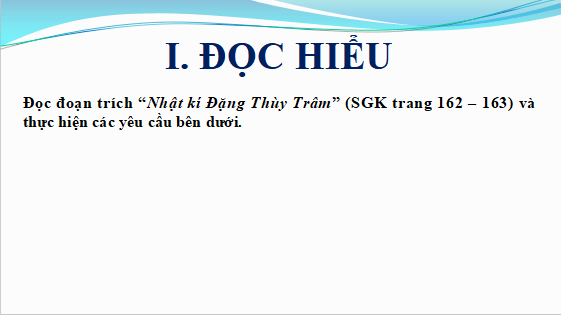 Giáo án điện tử bài Tự đánh giá cuối học kì 1 | PPT Văn 12 Cánh diều