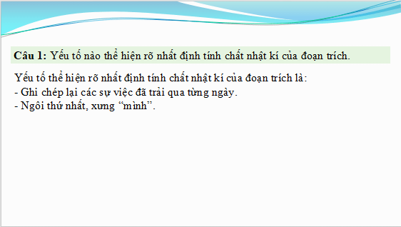 Giáo án điện tử bài Tự đánh giá cuối học kì 1 | PPT Văn 12 Cánh diều