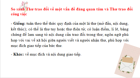 Giáo án điện tử bài Viết thư trao đổi công việc | PPT Văn 12 Chân trời sáng tạo