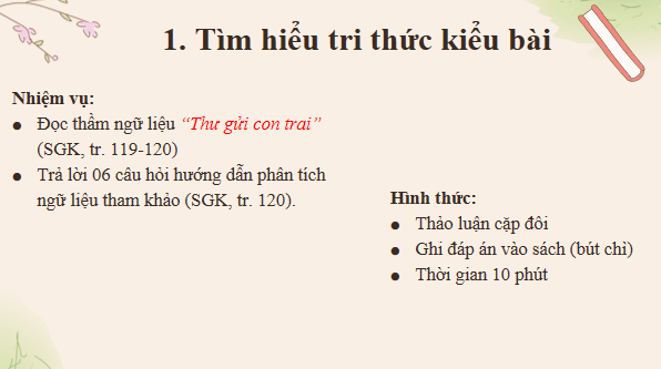 Giáo án điện tử bài Viết thư trao đổi về một vấn đề đáng quan tâm | PPT Văn 12 Chân trời sáng tạo