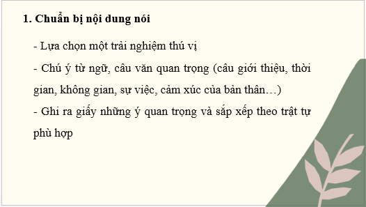 Giáo án điện tử bài Kể lại một trải nghiệm của em | PPT Văn 6 Kết nối tri thức