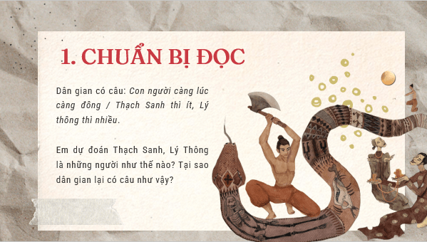 Giáo án điện tử bài Thạch Sanh | PPT Văn 6 Cánh diều