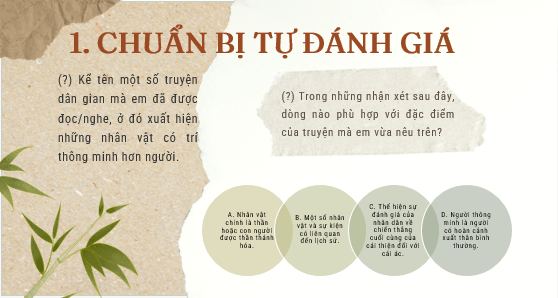 Giáo án điện tử bài Tự đánh giá: Em bé thông minh | PPT Văn 6 Cánh diều