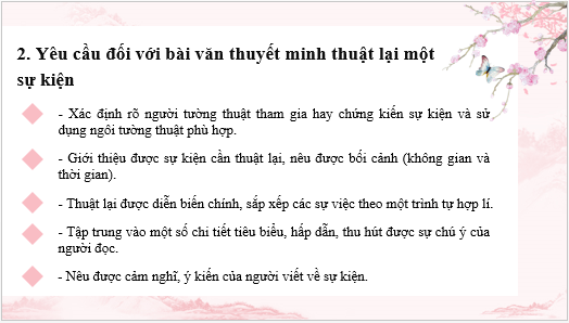 Giáo án điện tử bài Viết bài văn thuyết minh thuật lại một sự kiện | PPT Văn 6 Kết nối tri thức