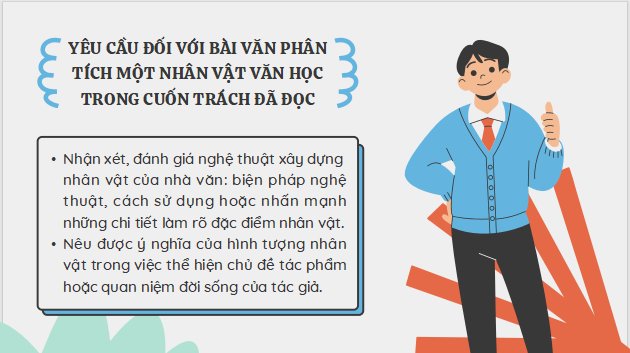 Giáo án điện tử bài Viết bài văn phân tích một nhân vật văn học yêu thích trong cuốn sách đã đọc | PPT Văn 7 Kết nối tri thức
