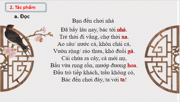 Giáo án điện tử bài Bạn đến chơi nhà | PPT Văn 8 Chân trời sáng tạo