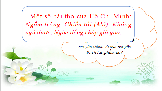 Giáo án điện tử bài Cảnh khuya | PPT Văn 8 Cánh diều