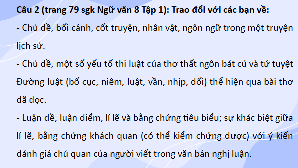 Giáo án điện tử bài Đọc mở rộng trang 79 | PPT Văn 8 Kết nối tri thức