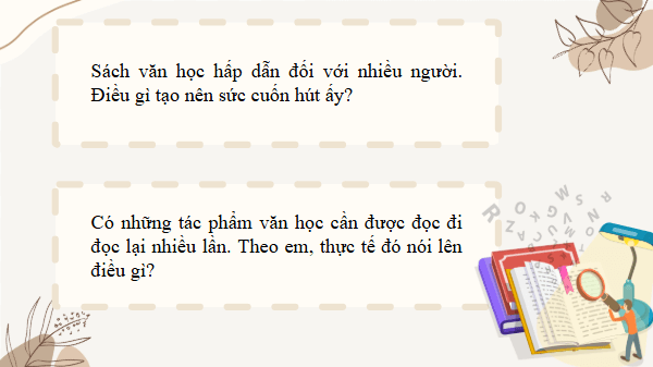 Giáo án điện tử bài Đọc văn – cuộc chơi tìm ý nghĩa | PPT Văn 8 Kết nối tri thức