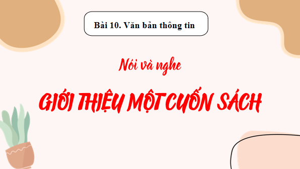 Giáo án điện tử bài Giới thiệu một cuốn sách | PPT Văn 8 Cánh diều