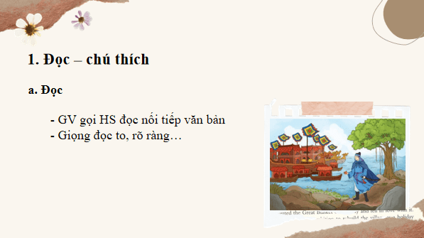Giáo án điện tử bài Lá cờ thêu sáu chữ vàng – tác phẩm không bao giờ cũ dành cho thiếu nhi | PPT Văn 8 Cánh diều