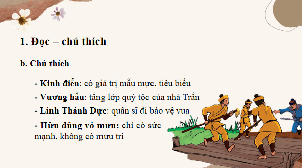 Giáo án điện tử bài Lá cờ thêu sáu chữ vàng – tác phẩm không bao giờ cũ dành cho thiếu nhi | PPT Văn 8 Cánh diều