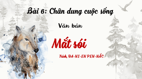 Giáo án điện tử bài Mắt sói | PPT Văn 8 Kết nối tri thức