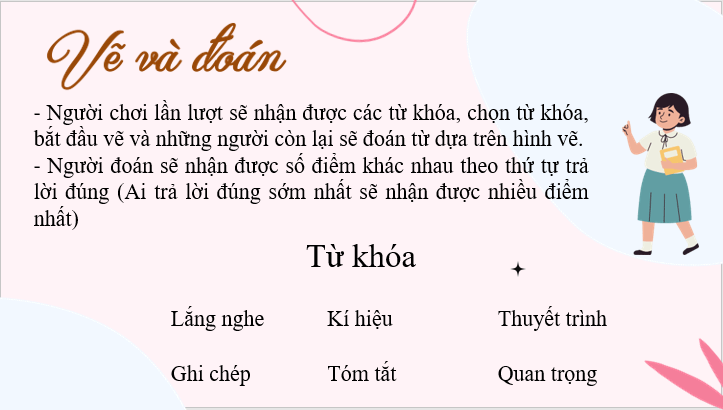 Giáo án điện tử bài Nghe và tóm tắt nội dung thuyết trình của người khác | PPT Văn 8 Chân trời sáng tạo