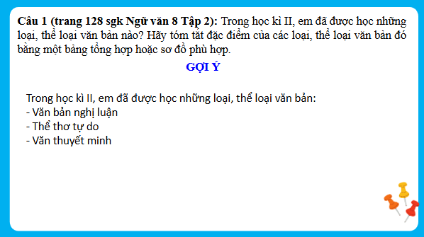 Giáo án điện tử Ôn tập học kì 2 | PPT Văn 8 Kết nối tri thức