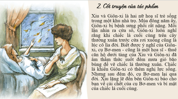 Giáo án điện tử bài Thực hành đọc: Chiếc lá cuối cùng | PPT Văn 8 Kết nối tri thức