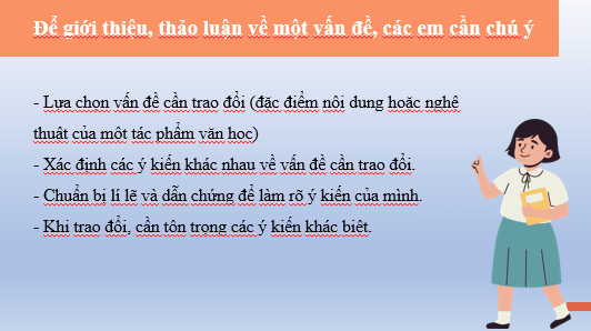 Giáo án điện tử bài Thuyết trình bài giới thiệu về một vấn đề của tác phẩm văn học | PPT Văn 8 Cánh diều