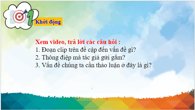 Giáo án điện tử bài Trình bày ý kiến về một vấn đề xã hội | PPT Văn 8 Chân trời sáng tạo