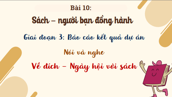 Giáo án điện tử bài Về đích: Ngày hội với sách | PPT Văn 8 Kết nối tri thức