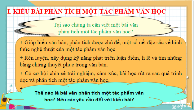 Giáo án điện tử bài Viết bài văn phân tích một tác phẩm văn học | PPT Văn 8 Chân trời sáng tạo