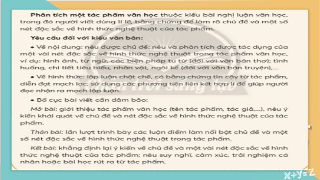 Giáo án điện tử bài Viết bài văn phân tích một tác phẩm văn học | PPT Văn 8 Chân trời sáng tạo