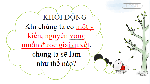 Giáo án điện tử bài Viết văn bản kiến nghị về một vấn đề của đời sống | PPT Văn 8 Chân trời sáng tạo