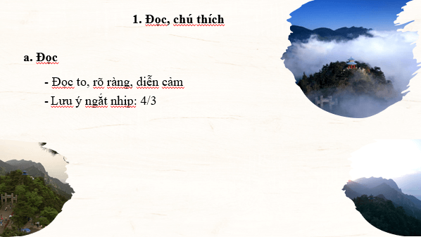 Giáo án điện tử bài Xa ngắm thác núi Lư | PPT Văn 8 Cánh diều