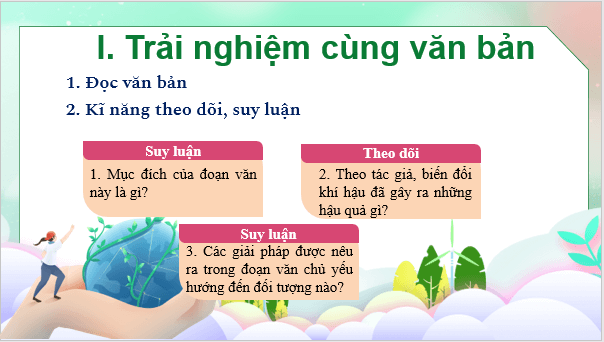 Giáo án điện tử bài Bài phát biểu của Tổng Thư kí Liên hợp quốc về biến đổi khí hậu | PPT Văn 9 Chân trời sáng tạo