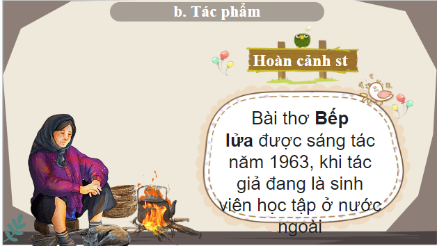 Giáo án điện tử bài Bếp lửa | PPT Văn 9 Chân trời sáng tạo