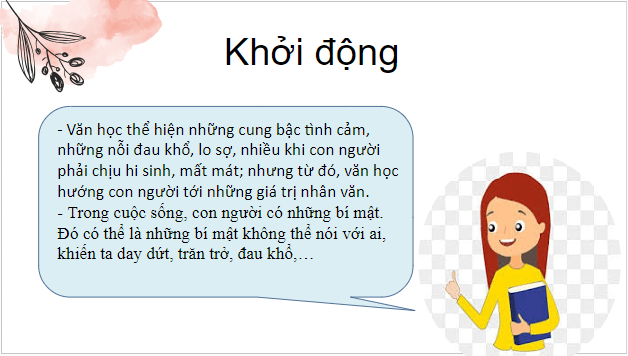 Giáo án điện tử bài Bí ẩn của làn nước | PPT Văn 9 Kết nối tri thức