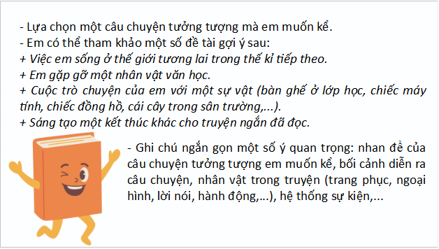 Giáo án điện tử bài Kể một câu chuyện tưởng tượng | PPT Văn 9 Kết nối tri thức