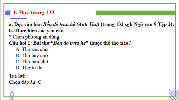 Giáo án điện tử bài Luyện tập tổng hợp trang 132 Tập 2 | PPT Văn 9 Kết nối tri thức