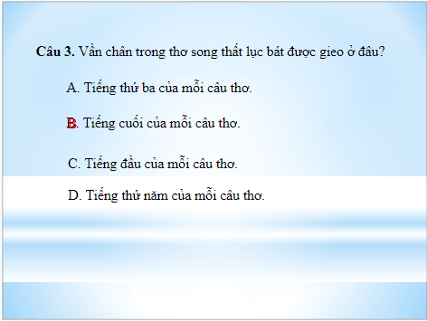 Giáo án điện tử bài Một thể thơ độc đáo của người Việt | PPT Văn 9 Kết nối tri thức