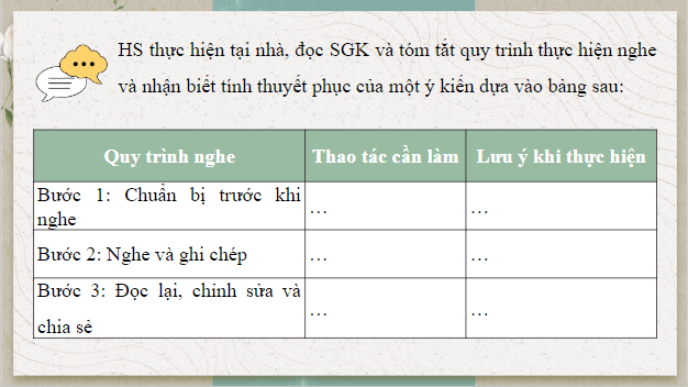 Giáo án điện tử bài Nghe và nhận biết tính thuyết phục của một ý kiến | PPT Văn 9 Chân trời sáng tạo