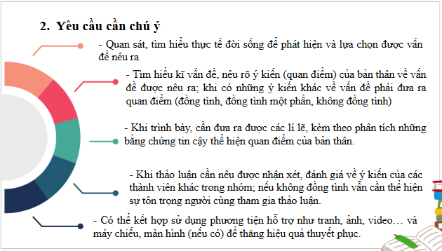 Giáo án điện tử bài Thảo luận về một vấn đề đáng quan tâm trong đời sống | PPT Văn 9 Cánh diều