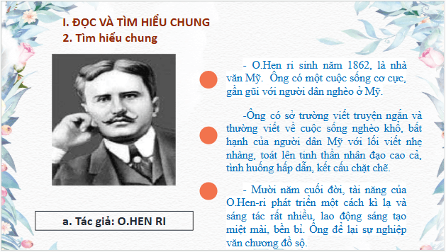 Giáo án điện tử bài Chiếc lá cuối cùng | PPT Văn 9 Cánh diều