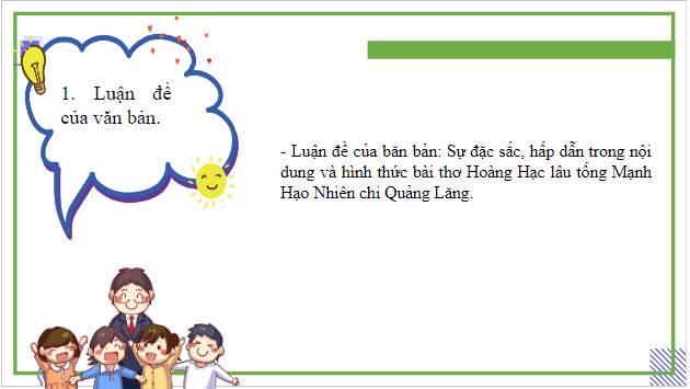 Giáo án điện tử bài Hoàng Hạc lâu tống Mạnh Hạo Nhiên chi Quảng Lăng, một bài thơ tiễn biệt tiêu biểu trong thơ Đường | PPT Văn 9 Kết nối tri thức