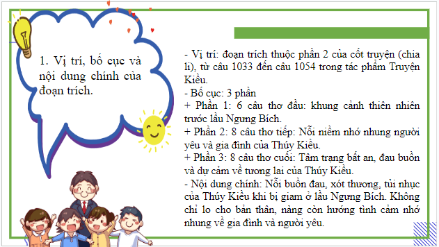 Giáo án điện tử bài Kiều ở lầu Ngưng Bích | PPT Văn 9 Kết nối tri thức