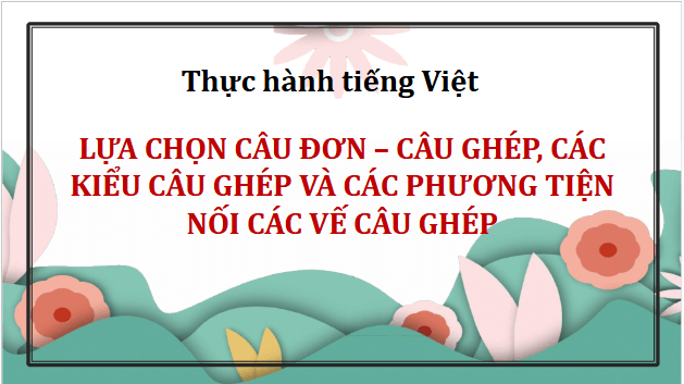 Giáo án điện tử bài Thực hành tiếng Việt trang 15 Tập 2 | PPT Văn 9 Chân trời sáng tạo