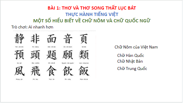 Giáo án điện tử bài Thực hành tiếng Việt trang 18 | PPT Văn 9 Cánh diều