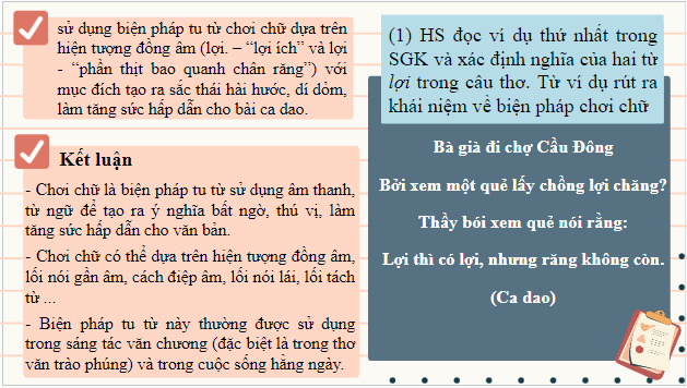 Giáo án điện tử bài Thực hành tiếng Việt trang 20 | PPT Văn 9 Chân trời sáng tạo