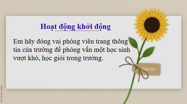 Giáo án điện tử bài Thực hiện cuộc phỏng vấn | PPT Văn 9 Chân trời sáng tạo