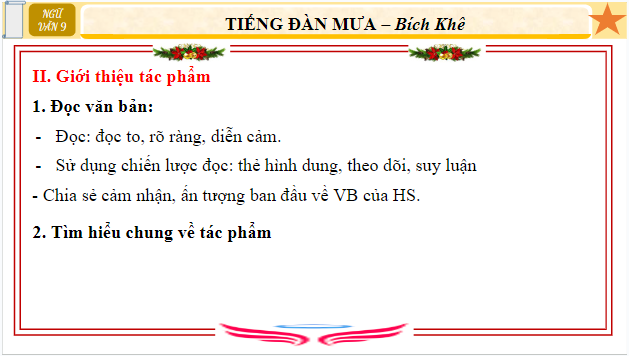 Giáo án điện tử bài Tiếng đàn mưa | PPT Văn 9 Kết nối tri thức