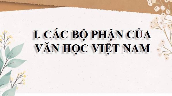Giáo án điện tử Tổng kết về văn học | PPT Văn 9 Cánh diều