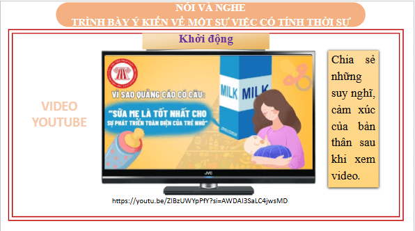 Giáo án điện tử bài Trình bày ý kiến về một sự việc có tính thời sự trang 122, 123 Tập 2 | PPT Văn 9 Cánh diều