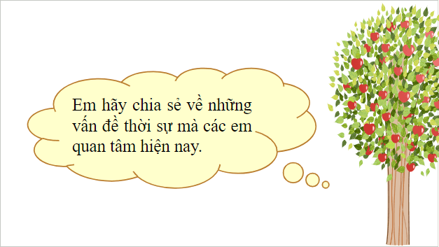 Giáo án điện tử bài Trình bày ý kiến về một vấn đề có tính thời sự trong đời sống của lứa tuổi học sinh hiện nay | PPT Văn 9 Kết nối tri thức