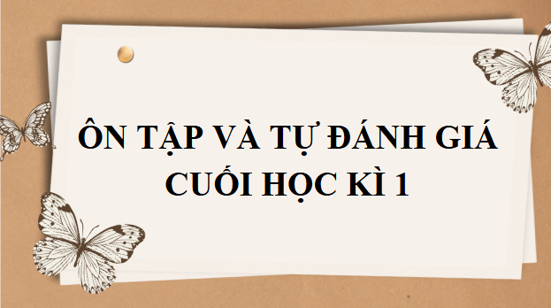 Giáo án điện tử bài Tự đánh giá cuối học kì 1 | PPT Văn 9 Cánh diều