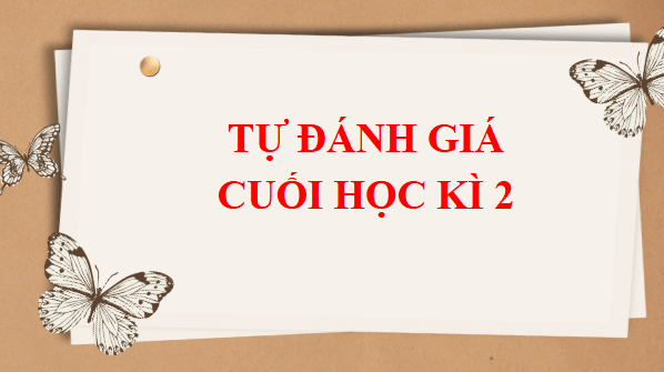 Giáo án điện tử bài Tự đánh giá cuối học kì 2 | PPT Văn 9 Cánh diều