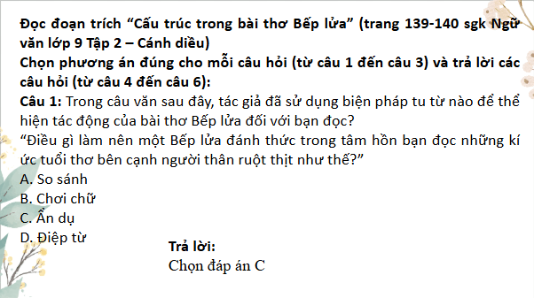 Giáo án điện tử bài Tự đánh giá cuối học kì 2 | PPT Văn 9 Cánh diều