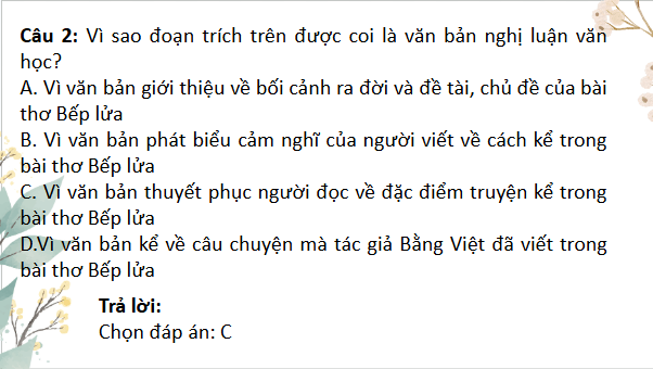 Giáo án điện tử bài Tự đánh giá cuối học kì 2 | PPT Văn 9 Cánh diều